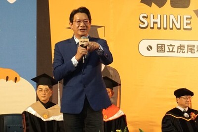 虎科大畢典見證多元逐夢旅程　徐展元熱血分享職涯歷程